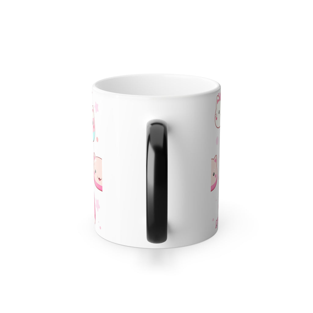 Cute Kawaii Cat Color-Changing Mug