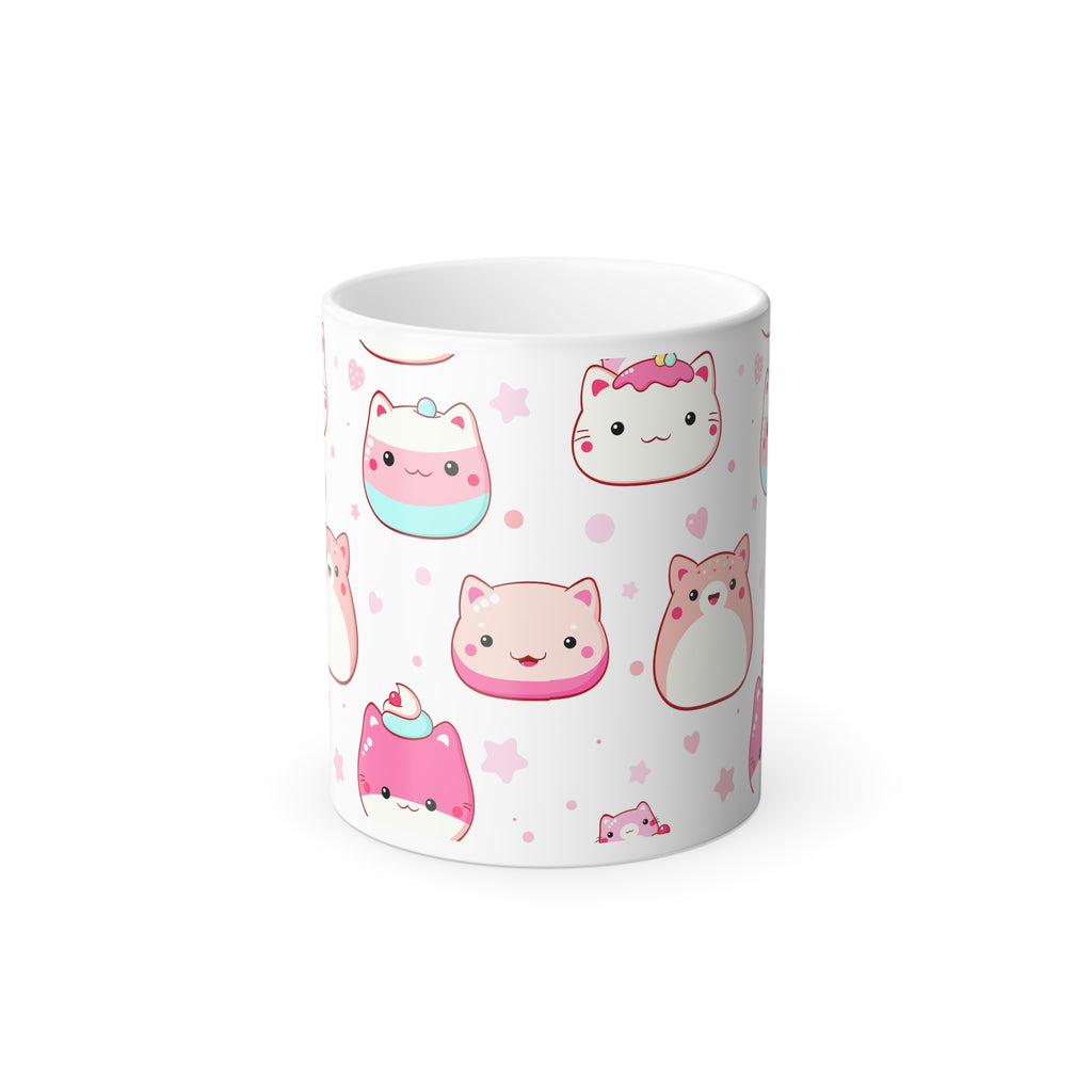Cute Kawaii Cat Color-Changing Mug